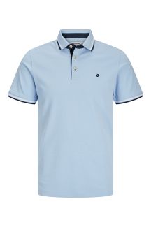 Polo marškinėliai JACK & JONES 12143859-Chambray-Blue