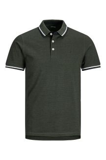 Polo marškinėliai JACK & JONES 12143859-Forest-Night