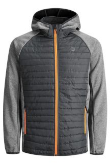 Vėjo striukė JACK & JONES 12182242-Grey-Mel-SET-IN