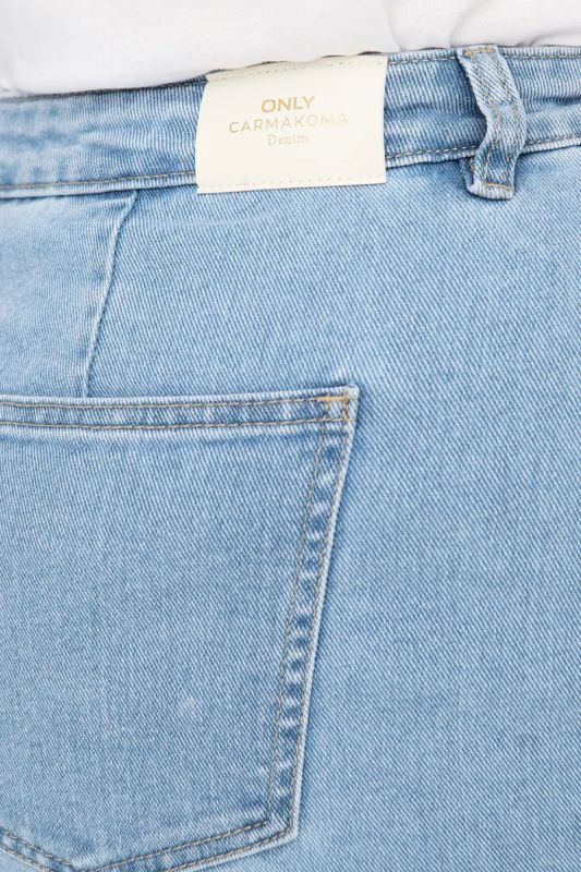 Džinsinis sijonas ONLY CARMAKOMA 15324767-Light-Blue