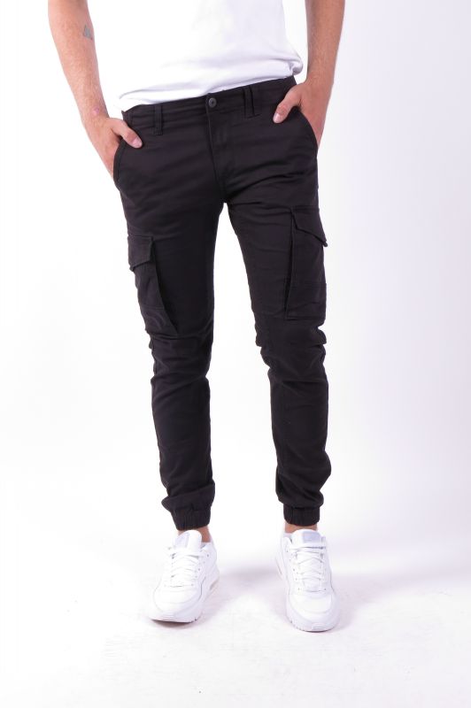 Cargo kelnės JACK & JONES 12139912-Black