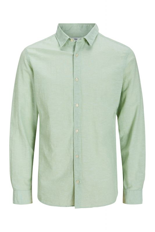 Lininiai marškiniai JACK & JONES 12269089-Iceberg-Green