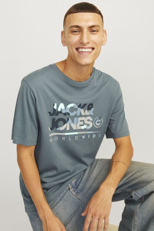 Marškinėliai JACK & JONES 12287689-Goblin-Blue