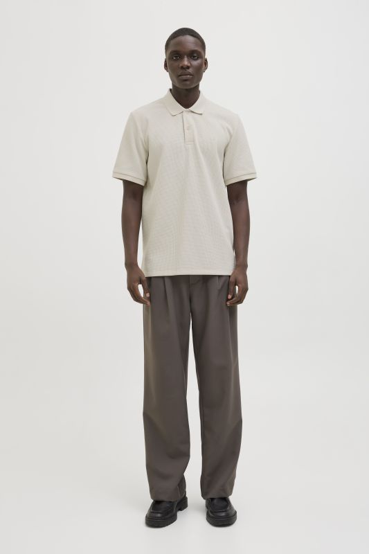 Polo marškinėliai JACK & JONES 12268130-Moonbeam