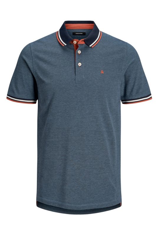 Polo marškinėliai JACK & JONES 12136668-Denim-Blue
