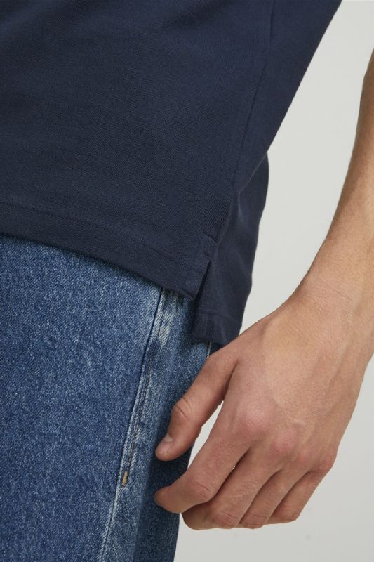 Polo marškinėliai JACK & JONES 12136668-Navy