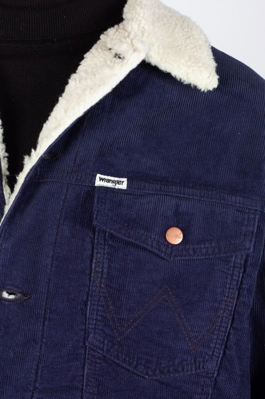 Džinsinė striukė su pamušalu WRANGLER 112355044