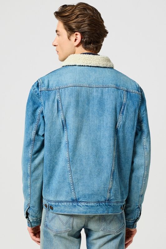 Džinsinė striukė su pamušalu WRANGLER 112357271