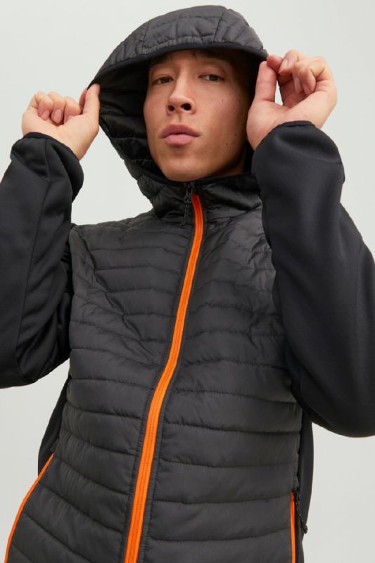 Vėjo striukė JACK & JONES 12182242-Asphalt-Black