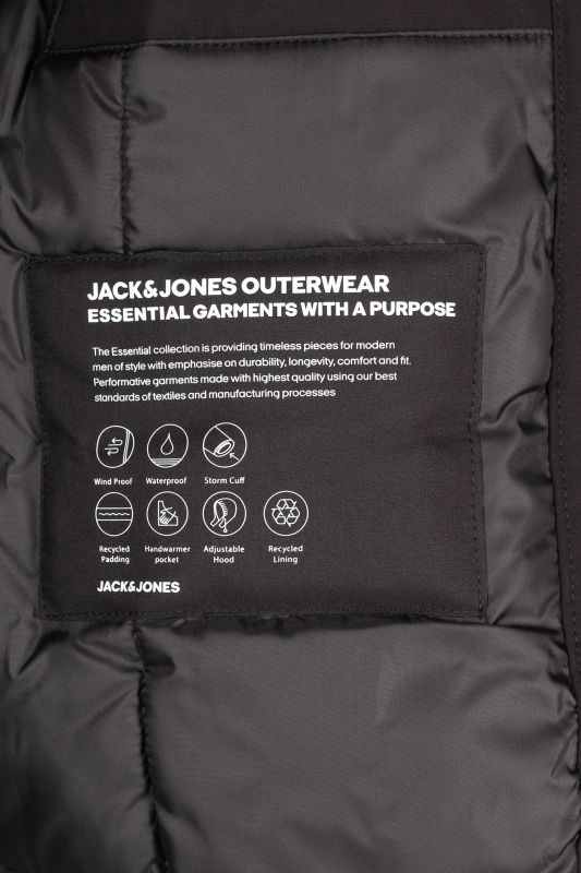 Žieminė striukė JACK & JONES 12278782-Black