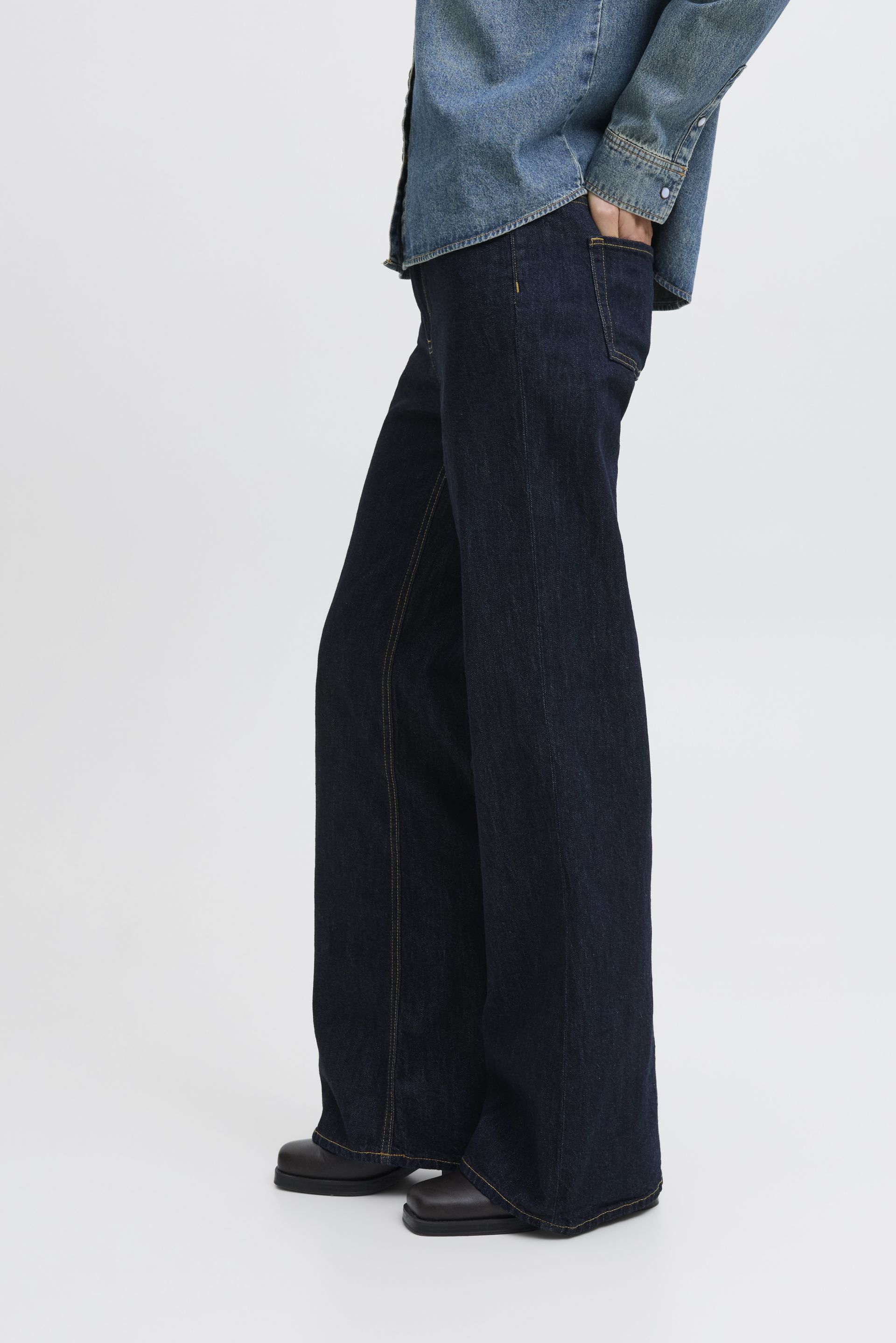 Džinsu bikses JJXX 12279569-Dark-Blue