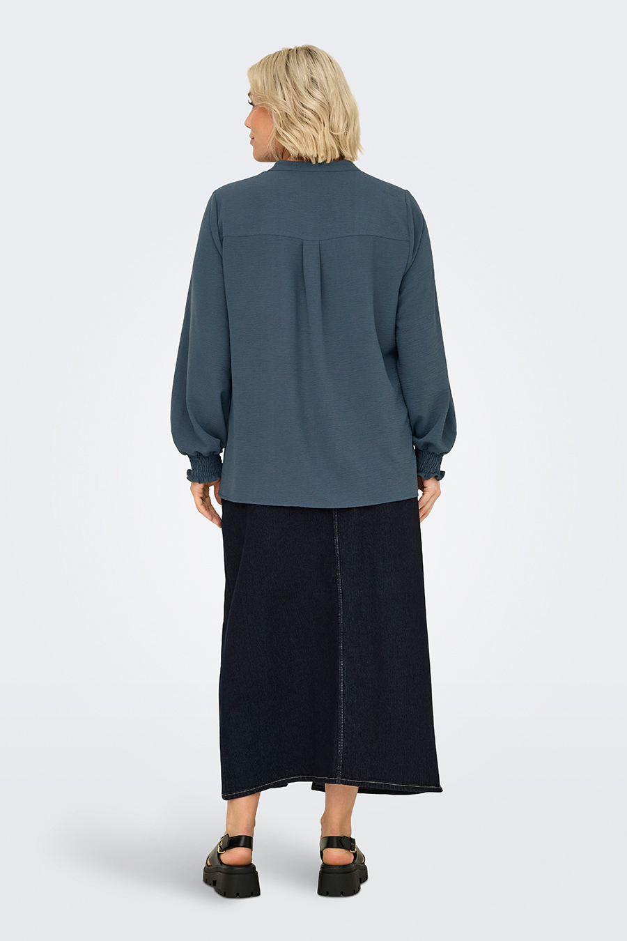 Blūze ONLY CARMAKOMA 15285157-Ombre-Blue