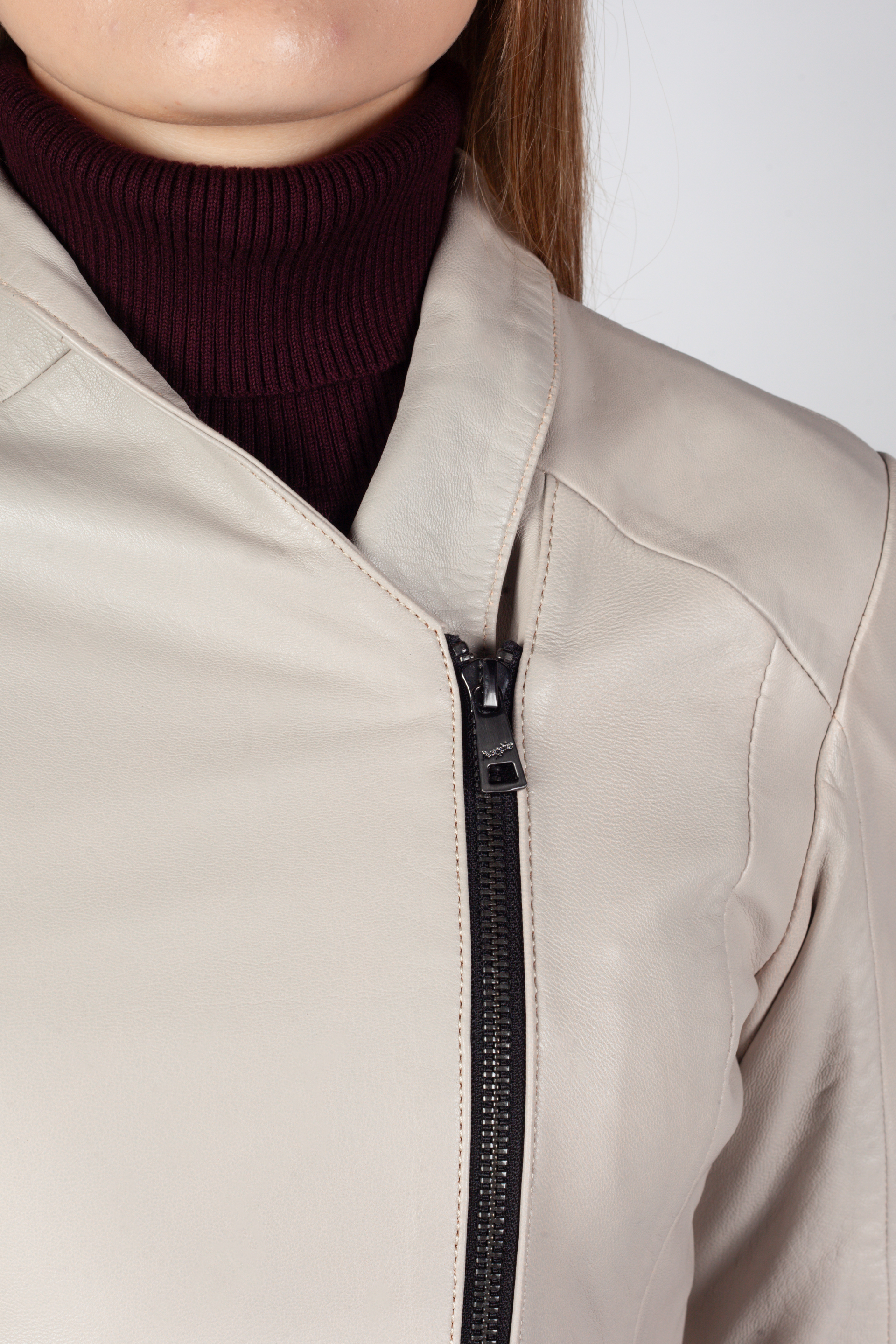 Ādas jaka MAURITIUS 1102-0019-ivory