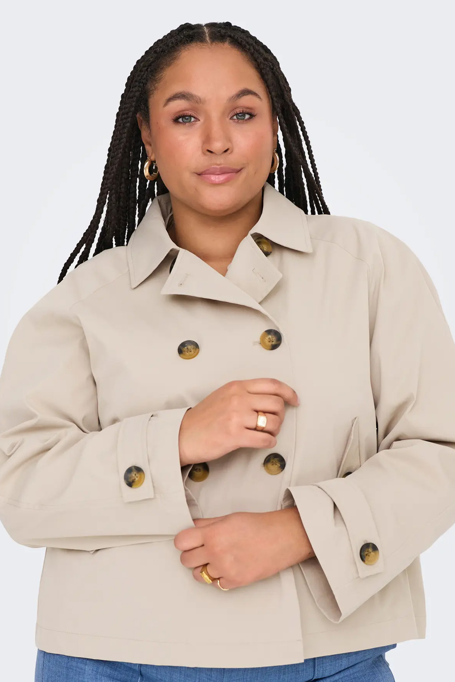 Jaka ONLY CARMAKOMA 15344178-Oxford-Tan