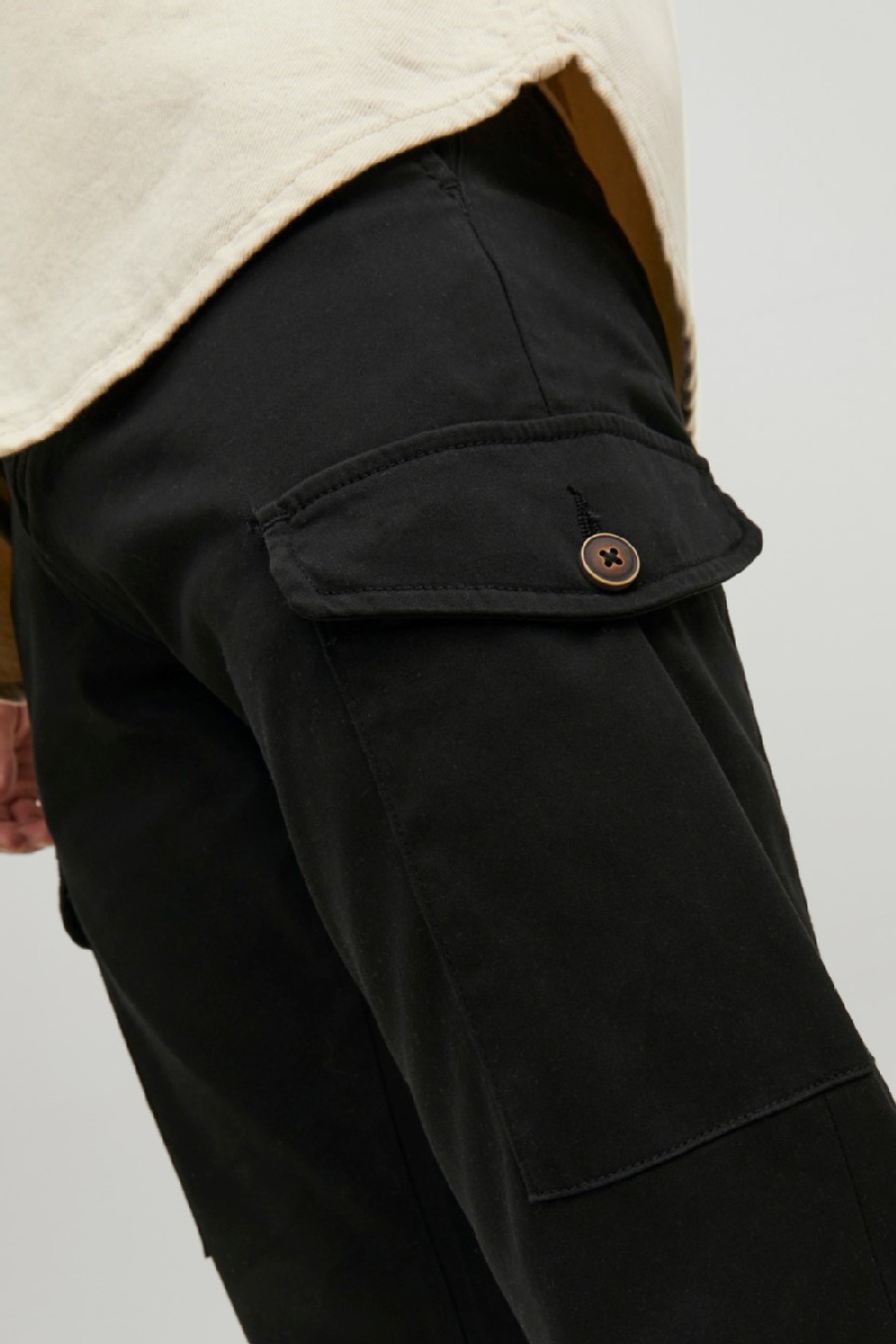 Kargo bikses JACK & JONES 12224001-Black