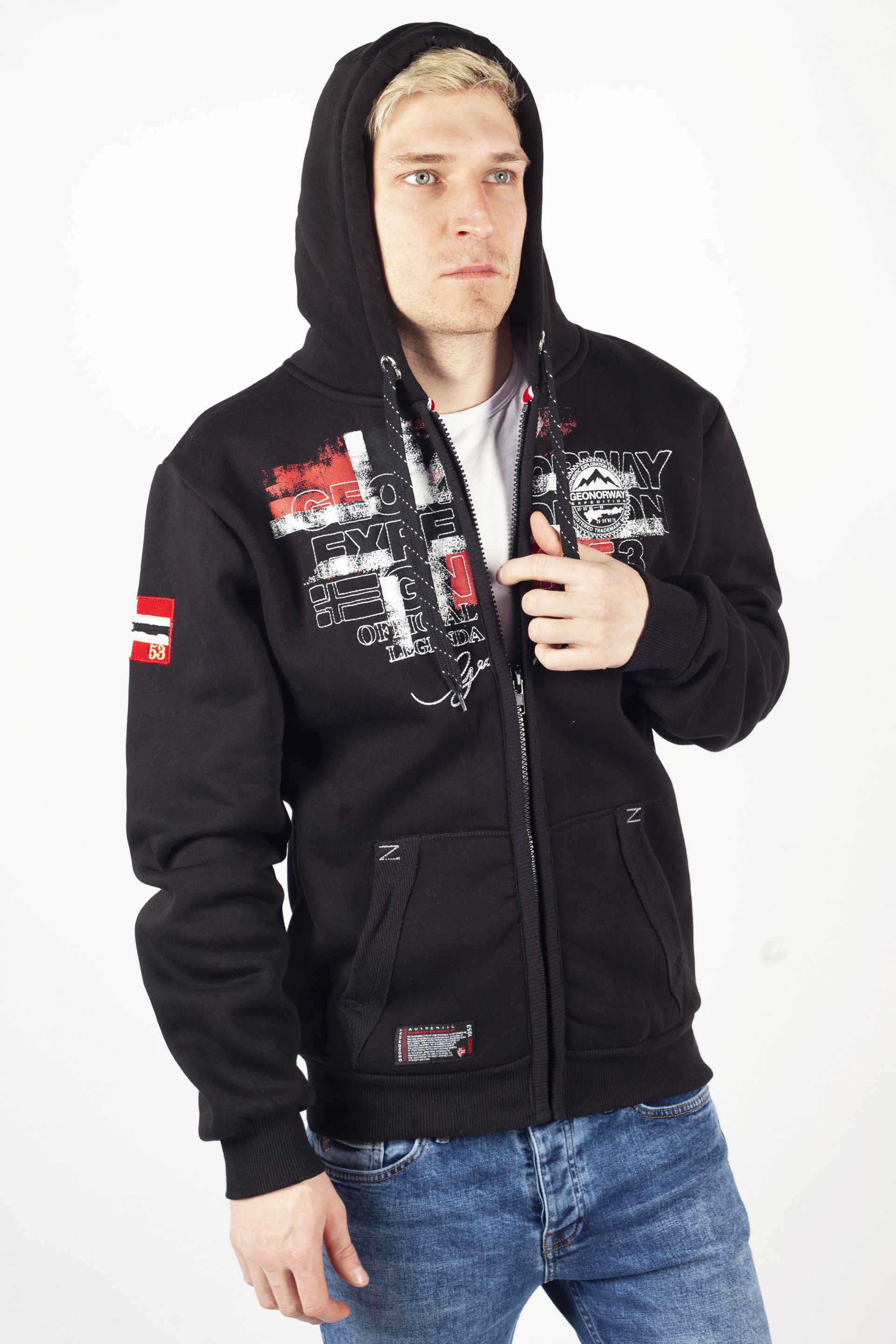 Sporta jaka GEOGRAPHICAL NORWAY GUTTA-BLACK