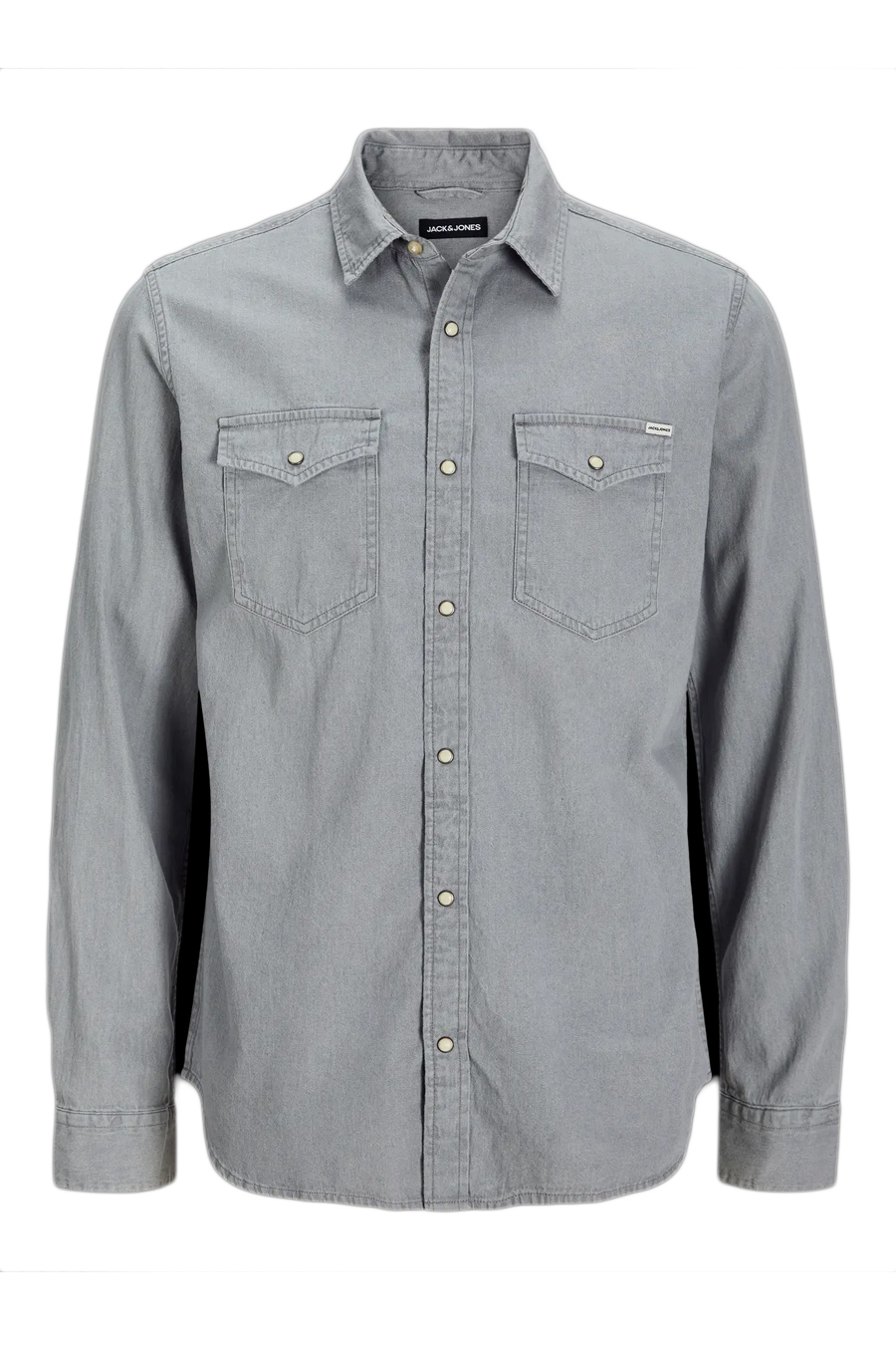 Džinsa krekls JACK & JONES 12138115-Light-Grey