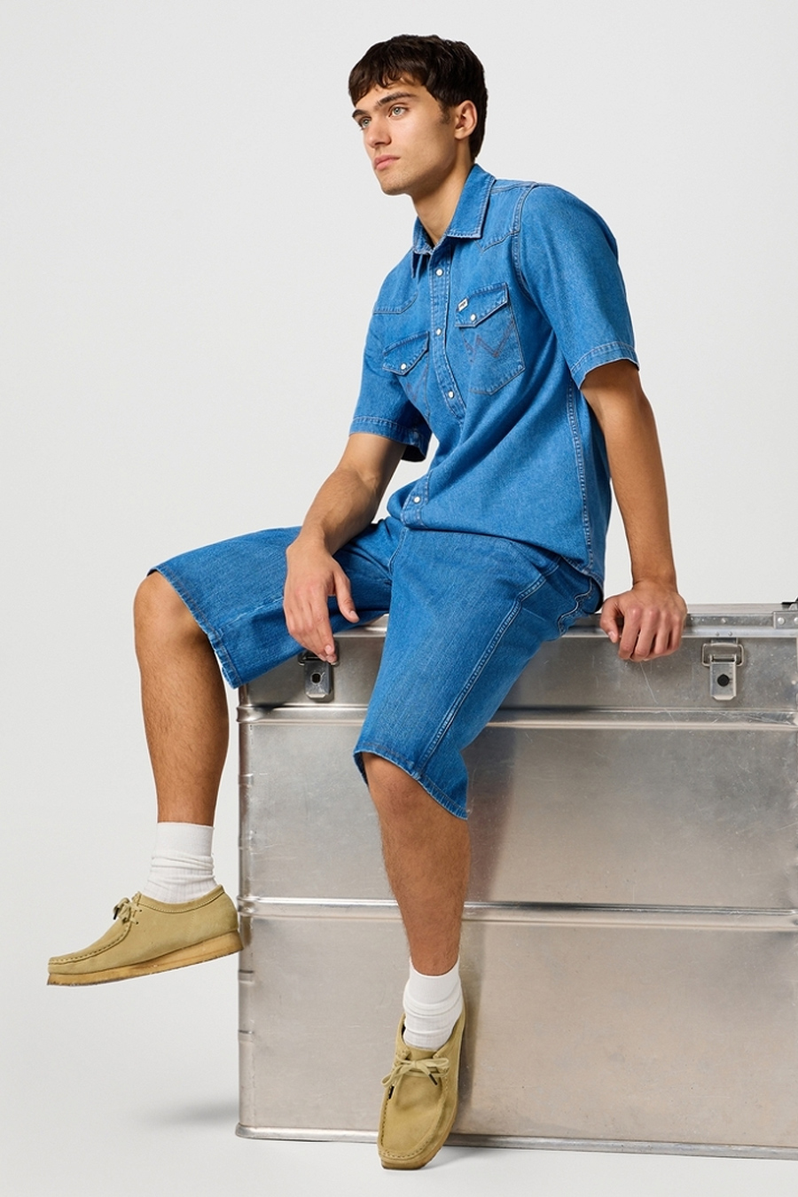 Džinsu šorti WRANGLER 112362509