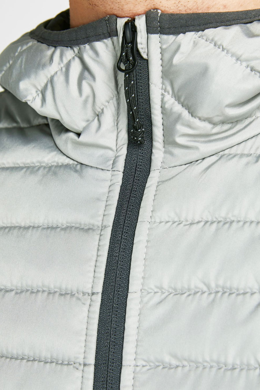 Vējjaka JACK & JONES 12182242-Ghost-Gray