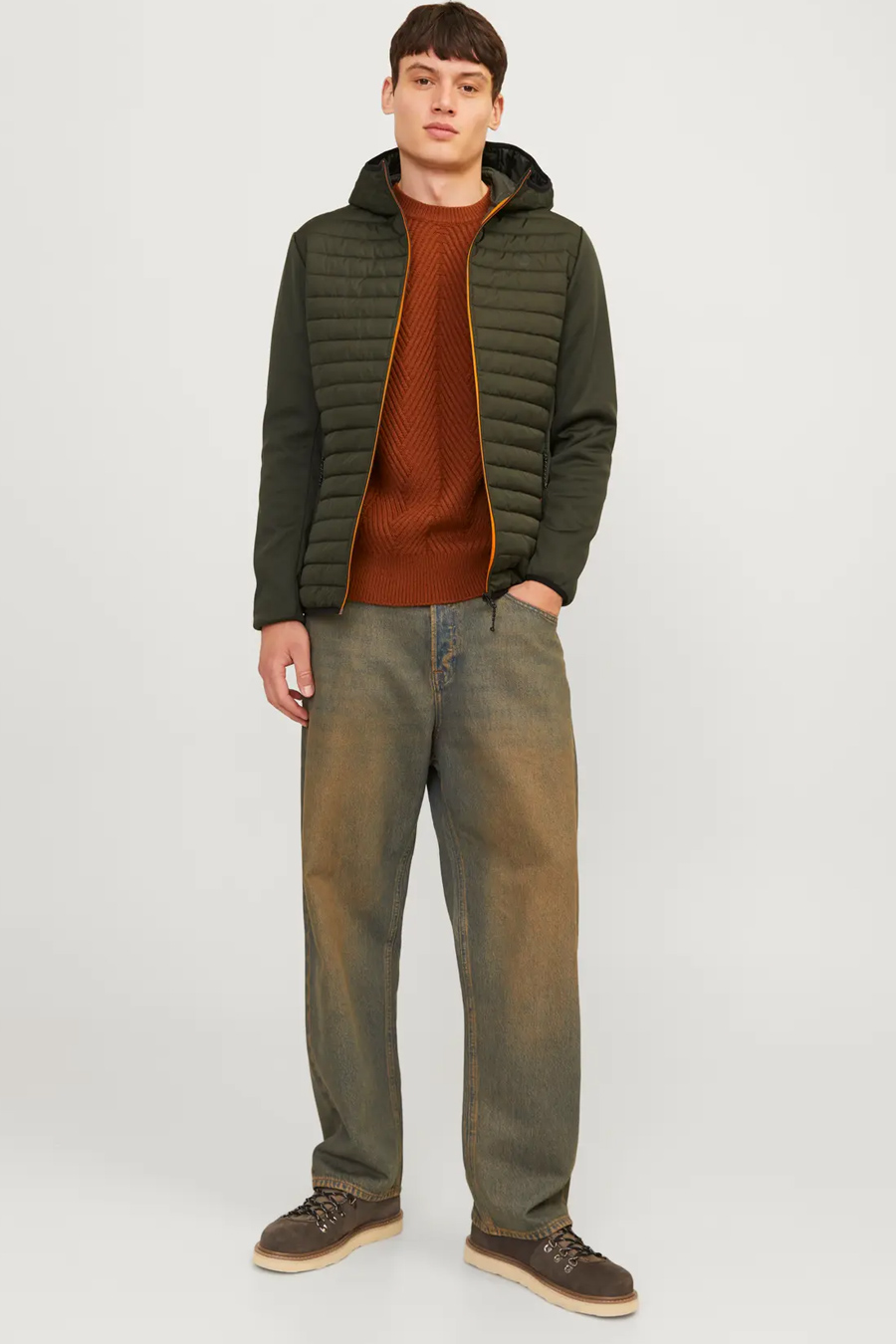 Vējjaka JACK & JONES 12182242-Rosin-SET-IN