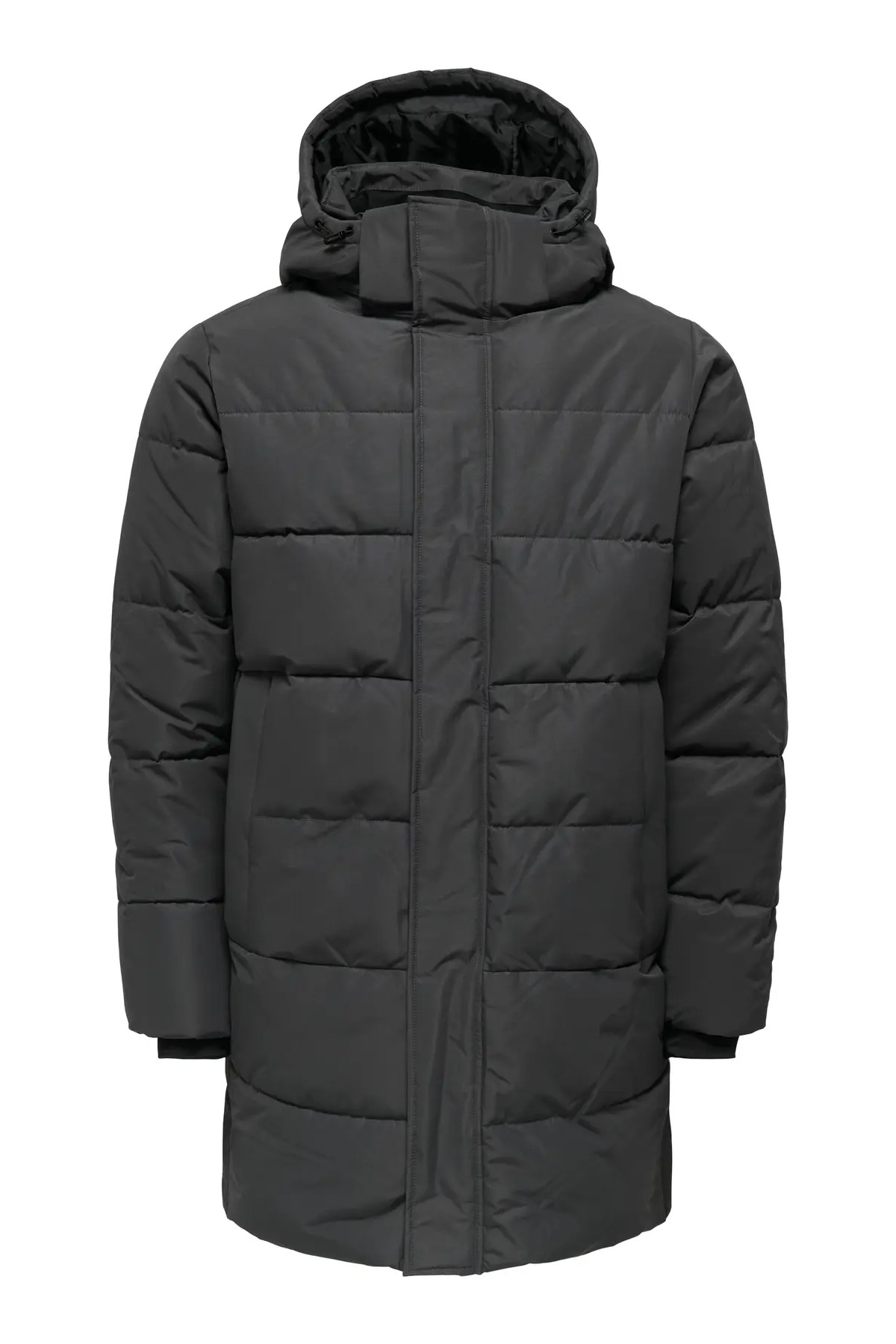 Ziemas jaka ONLY & SONS 22020156-Grey-Pinstrip