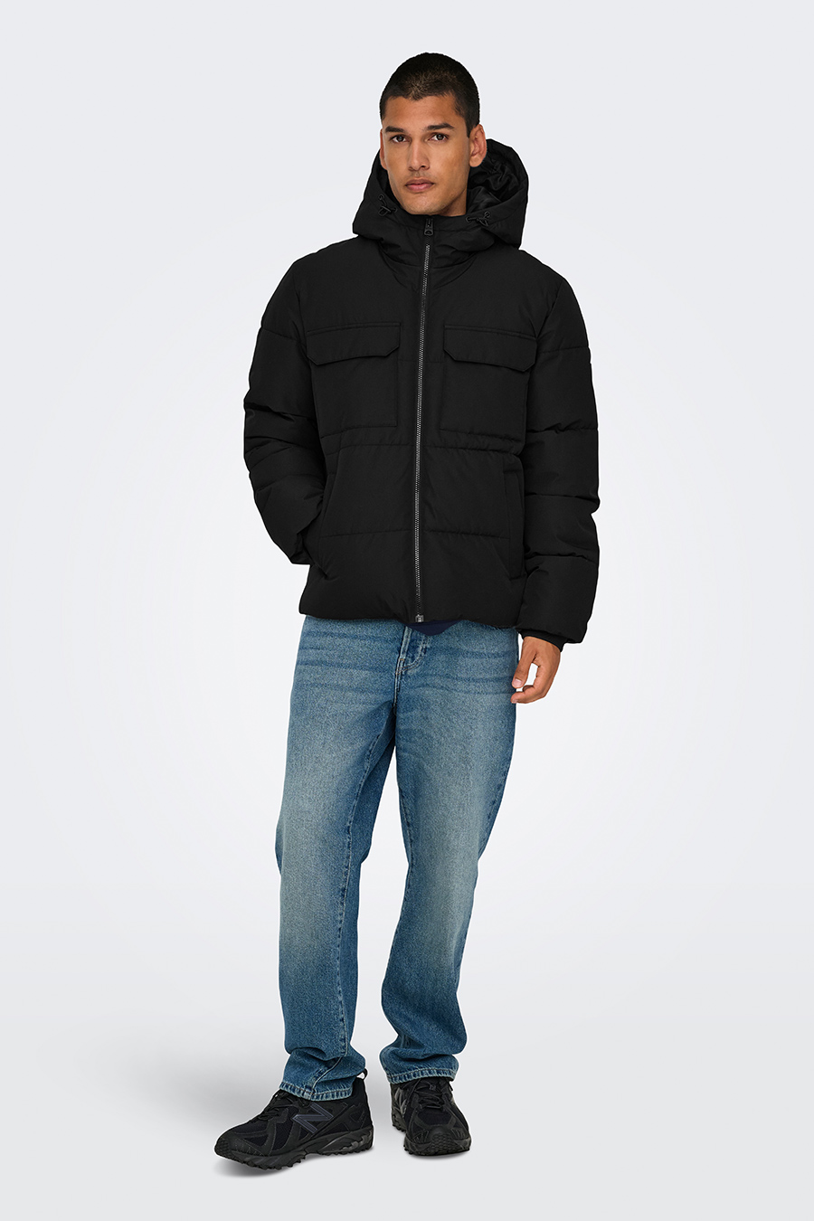 Ziemas jaka ONLY & SONS 22029661-Black