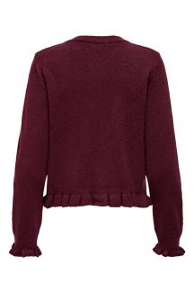 Auduma jaka JACQUELINE DE YONG 15363485-Maroon-Banner