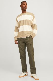 Kargo bikses JACK & JONES 12258150-Olive-Night