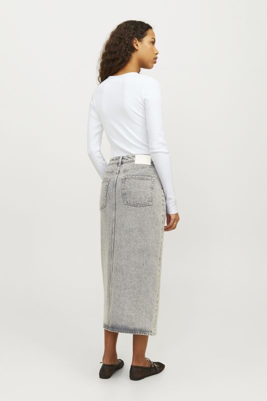 T-krekls ar garām rokām JJXX 12200404-Bright-White