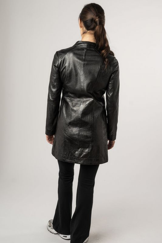 Ādas jaka MAURITIUS 1102-0019-black