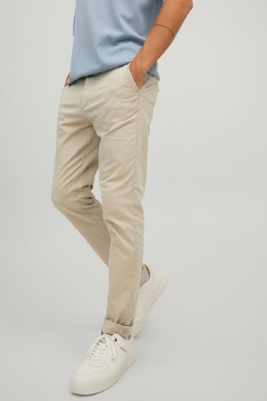 Klasiskās bikses JACK & JONES 12206198-Dune-SOLID