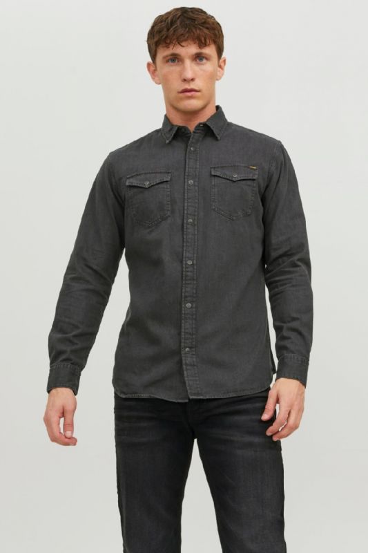 Džinsa krekls JACK & JONES 12138115-Black