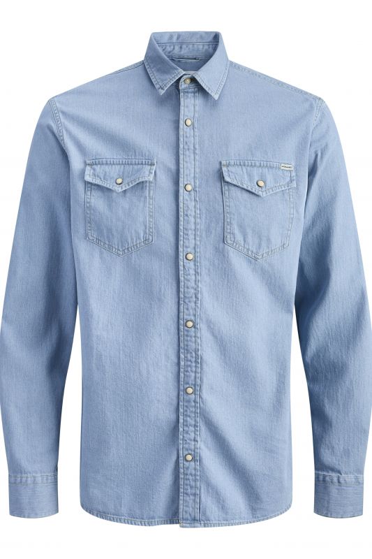 Džinsa krekls JACK & JONES 12138115-Light-Blue