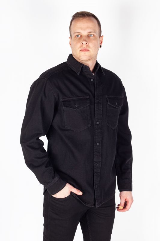 Džinsa krekls JACK & JONES 12275137-Black
