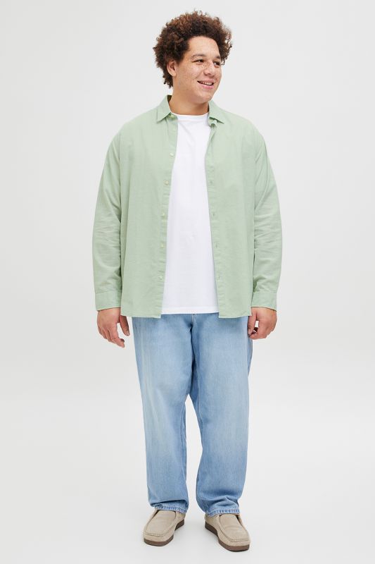 Lina krekls JACK & JONES 12269089-Iceberg-Green