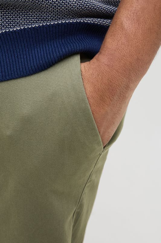 Auduma šorti JACK & JONES 12232570-Dusty-Olive