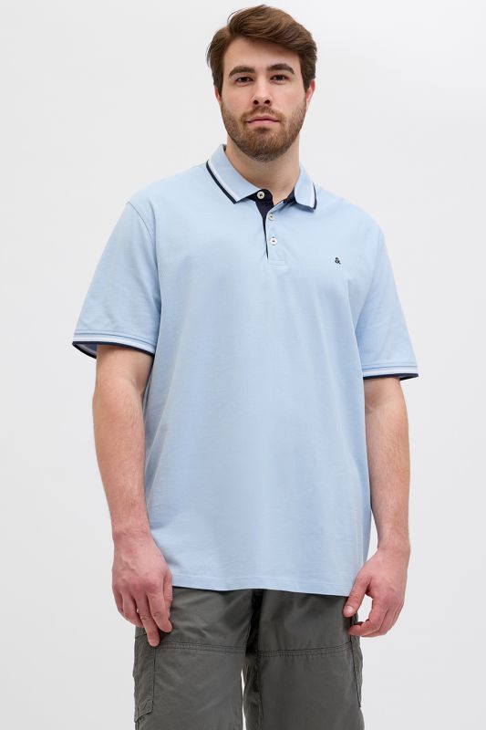 Polo krekls JACK & JONES 12143859-Chambray-Blue