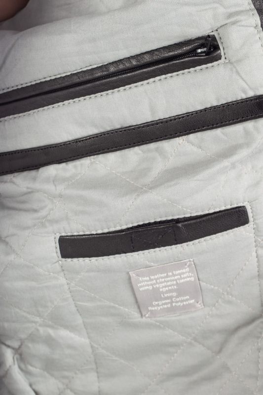 Ādas jaka ar oderi GIPSY 1201-0624-brown