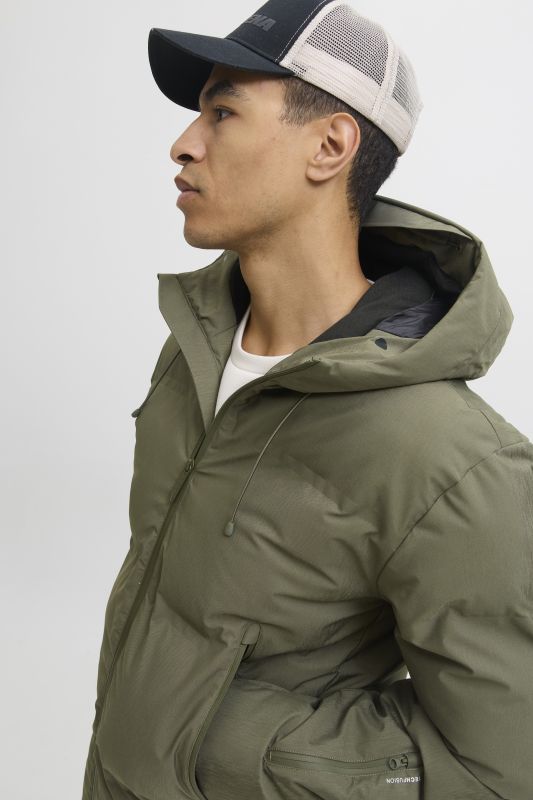 Ziemas jaka JACK & JONES 12283162-Grape-Leaf