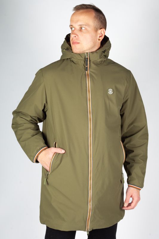 Ziemas jaka JACK & JONES 12288950-Olive-Night
