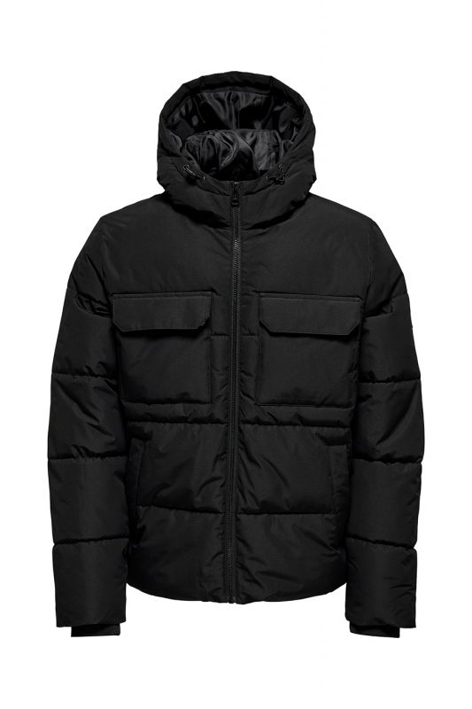 Ziemas jaka ONLY & SONS 22029661-Black