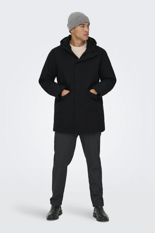 Ziemas jaka ONLY & SONS 22037057-Black
