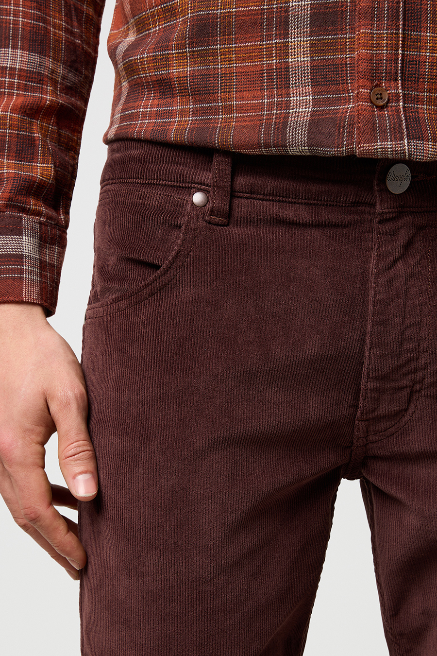 Вельветовые брюки WRANGLER 112370724