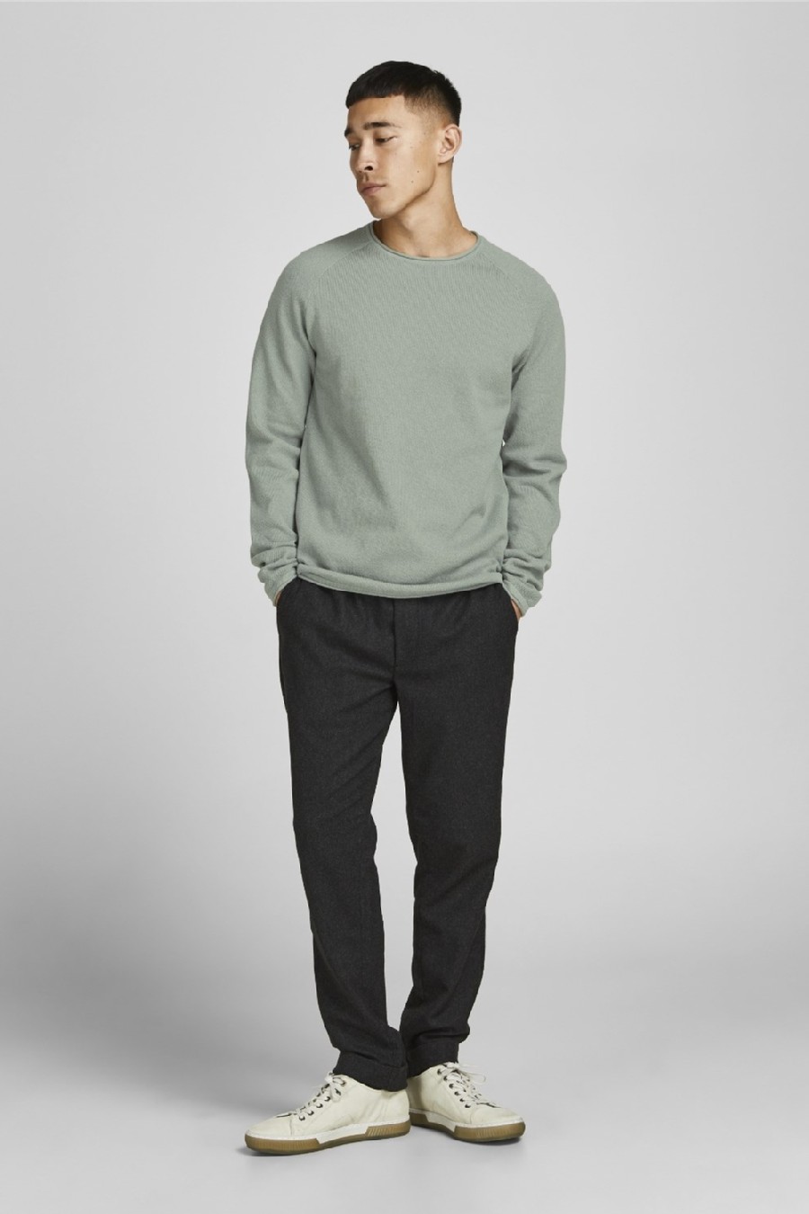 Свитер JACK & JONES 12157321-Slate-Gray