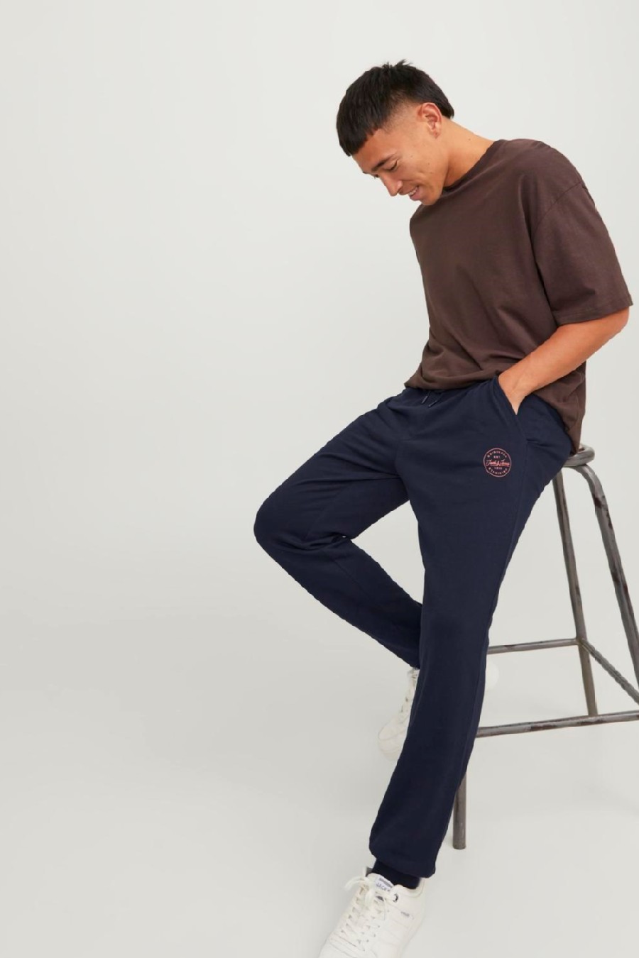 Спортивные штаны JACK & JONES 12165322-Navy-Blazer