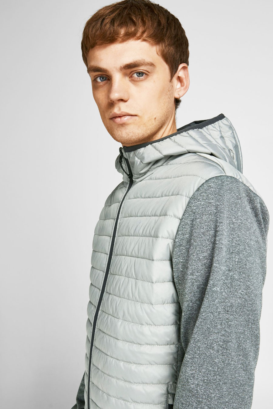 Ветровкa JACK & JONES 12182242-Ghost-Gray