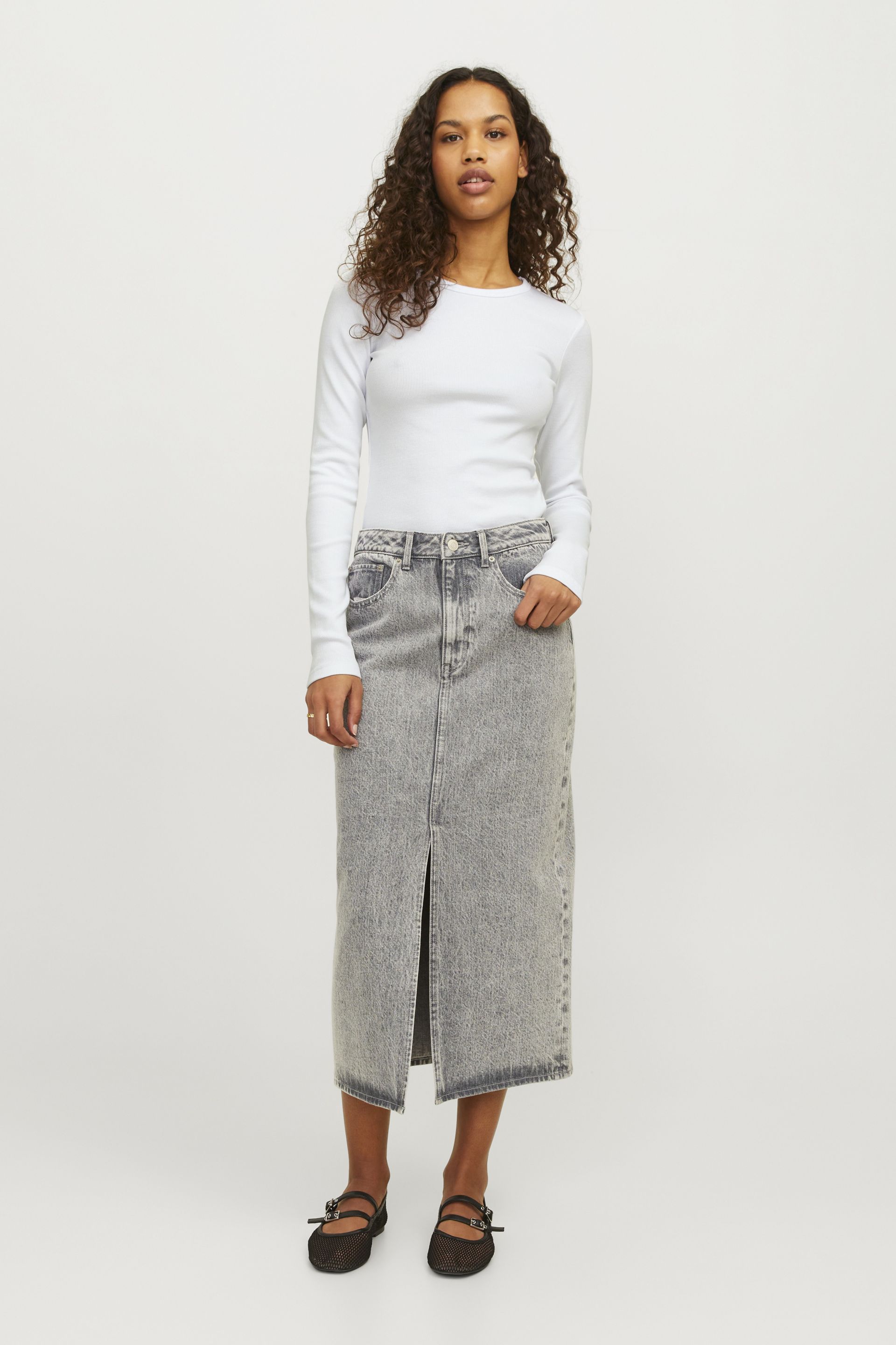 Футболкa с длинным рукавом JJXX 12200404-Bright-White