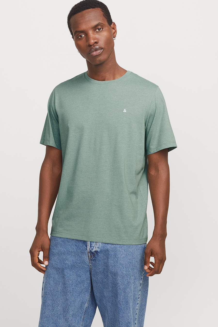 Футболкa JACK & JONES 12245087-Iceberg-Green