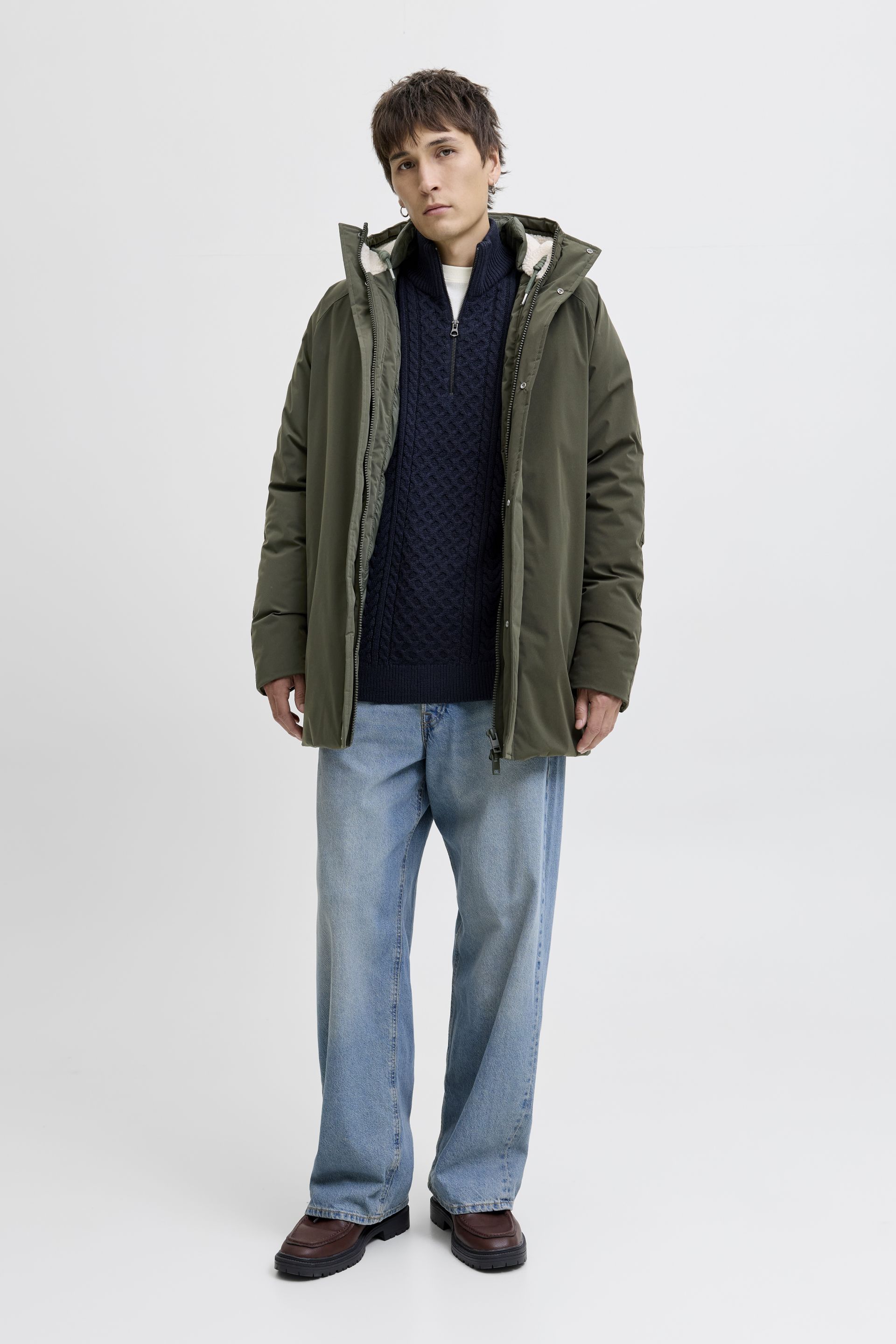 Зимняя куртка JACK & JONES 12278783-Forest-Night