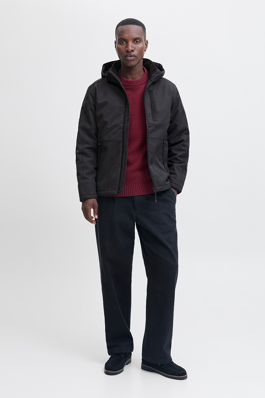 Зимняя куртка JACK & JONES 12279063-Black